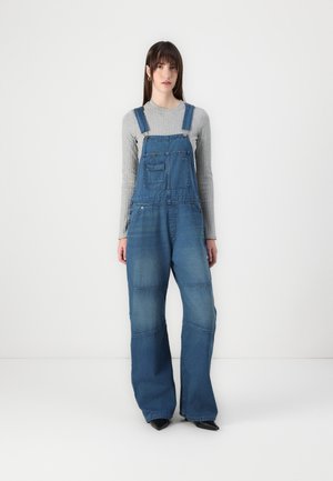 BOWEY CARPENTER LOOSE OVERALL - Montérky - faded indigo
