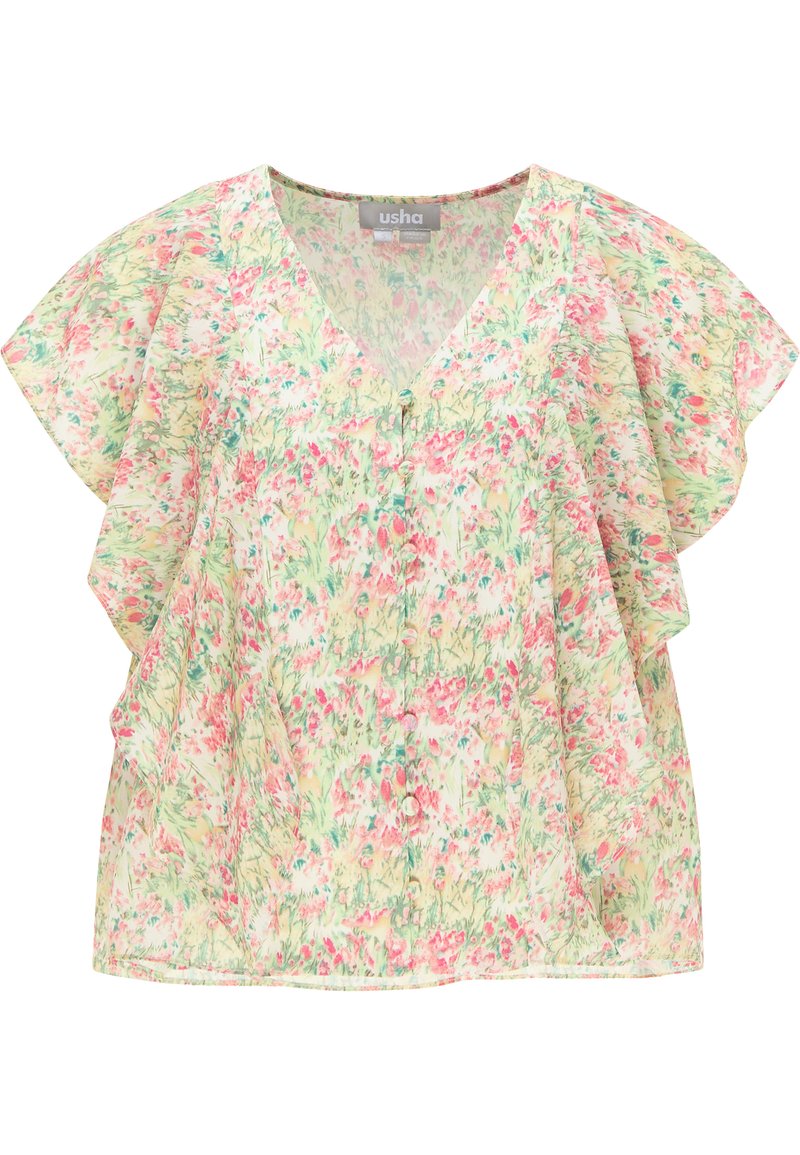 usha Blouse lichtgroen