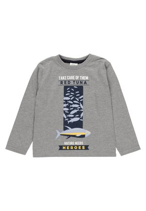 BASIC - Long sleeved top - grey