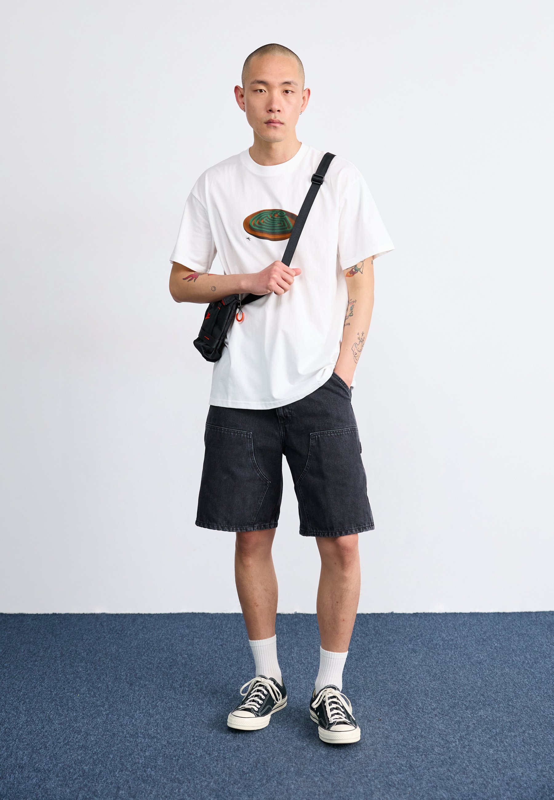 Carhartt WIP SPIRAL - Print T-shirt - white - Zalando