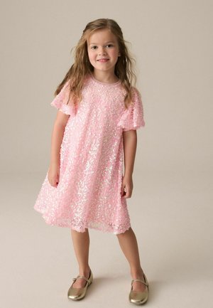 REGULAR FIT - SLEEVE SEQUIN PARTY  - Koktélruha / Partiruha - pink sparkle
