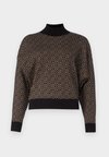 VMARIA ART BATWING HIGHNECK  - Džemperis - black