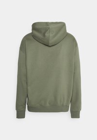 Weekday Sweatshirt com capuz - light khaki green