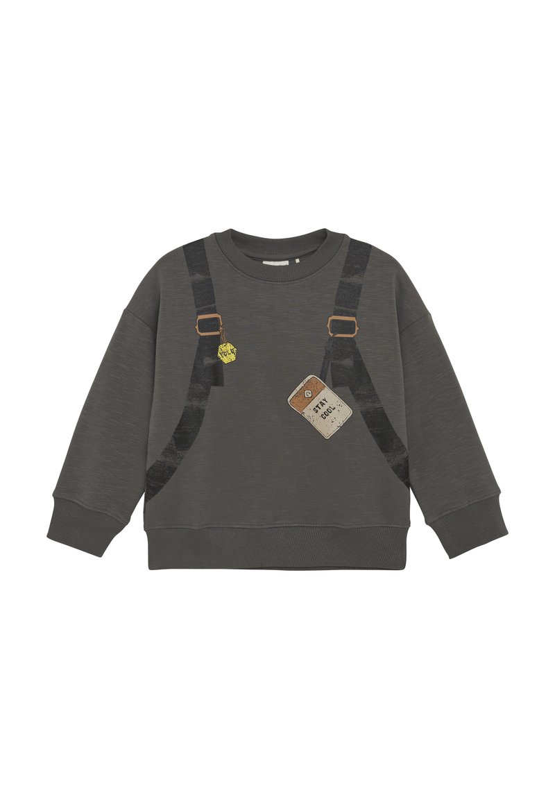 Minymo Sweater - dark gull grey