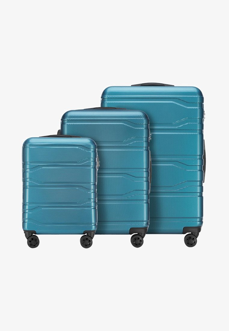 WITTCHEN LUGGAGE SET FROM POLYCARBONATE - Set de valises - blue