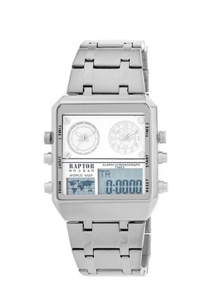 Digitaluhr - silver-coloured