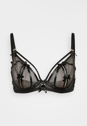 TIED BY DESIRE NON PAD PLUNGE - Sutien cu armătură - black