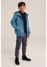 WE Fashion Softshellová bunda - blue