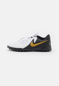 Nike Performance - JR PHANTOM GX ACADEMY TF UNISEX - Fußballschuh Multinocken - white/black/metallic gold coin Thumbnail-Bild 1