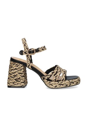 Sandalias con plataforma - black