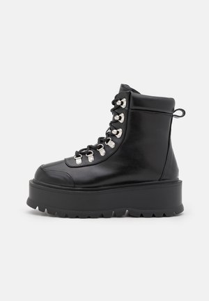HYDRA MATRIX PLATFORM BOOTS - Botine cu platformă - black