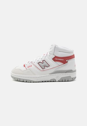 New Balance 650 UNISEX - Vysoké tenisky - white/red