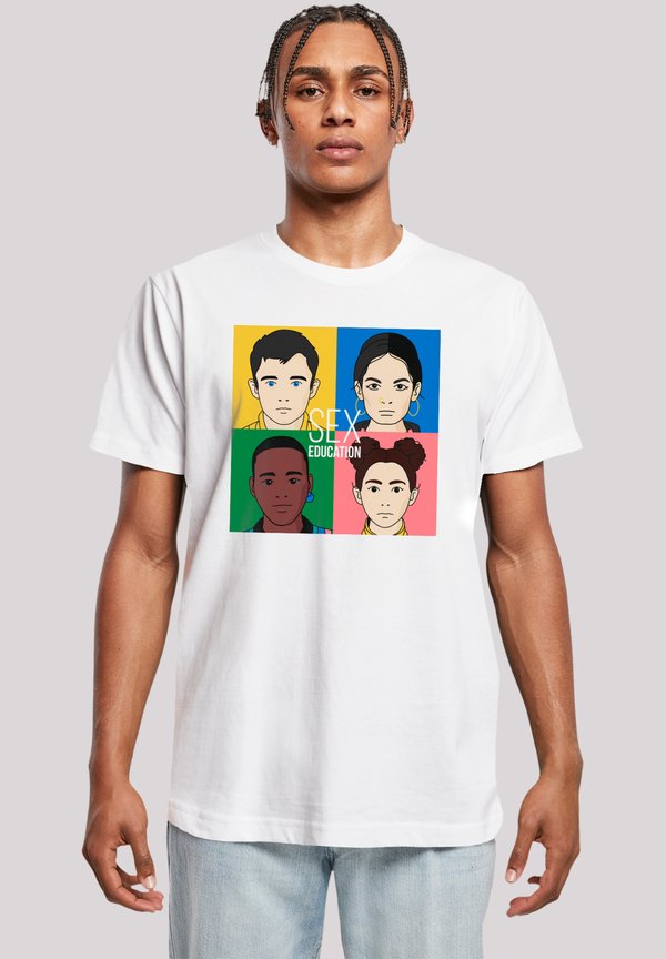 SEX EDUCATION BLUR COVER NETFLIX TV SERIES - T-Shirt print - weiß
