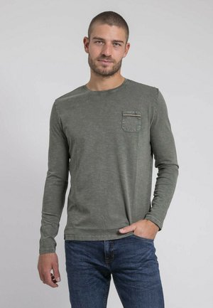 MANCHES LONGUES COL ROND PUR COTON JABITAL - T-shirt à manches longues - kaki