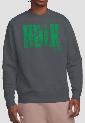 Marvel, MARVEL HULK TEXT - Sweatshirt - anthracite