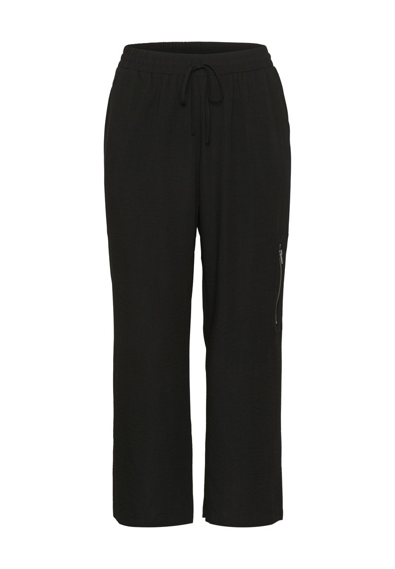 Kaffe Curve Broek gemêleerd zwart