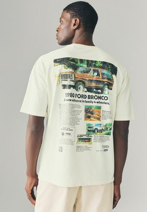 REGULAR FIT - FORD BRONCO GRAPHIC  - T-shirt imprimé - white