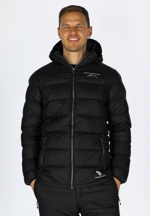 ÖSTERSUND 2 0 - Piumino lungo - black carbon black