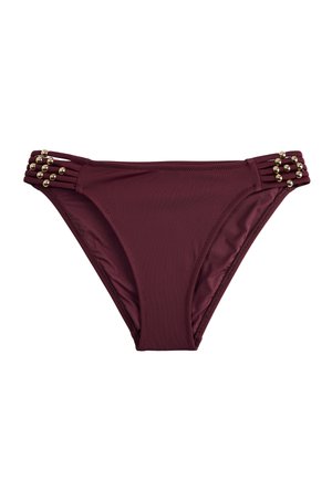 Koton, BEADED BIKINI BOTTOM. - Bikini-Hose - bordeaux