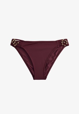 Koton, BEADED BIKINI BOTTOM. - Bikini pezzo sotto - bordeaux