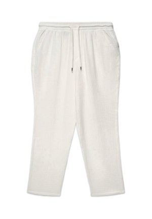 Terranova, PANTALONE LUNGO TINTA UNITA - Pantaloni - bianco lana