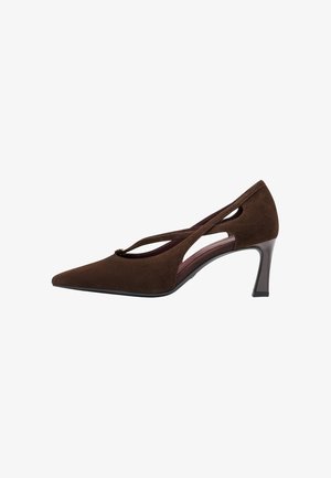 Tamaris, PUMPS - Klasické lodičky na opätku - mocca