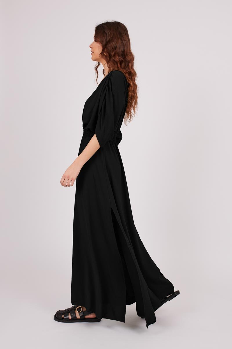 Damen Kleider | Dioxide LONG SLIT Maxikleid black/schwarz - PD99288 Damen Kleider | Dioxide LONG SLIT Maxikleid black/schwarz - PD99288
