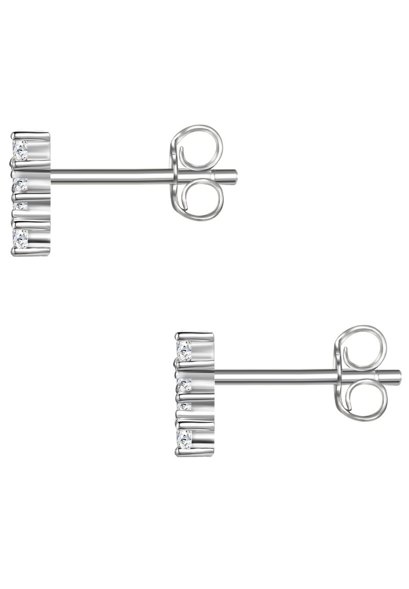 Glanzstücke München Anello da donna in argento sterling 925 rodiato con cuore topazio, 60, Topazio