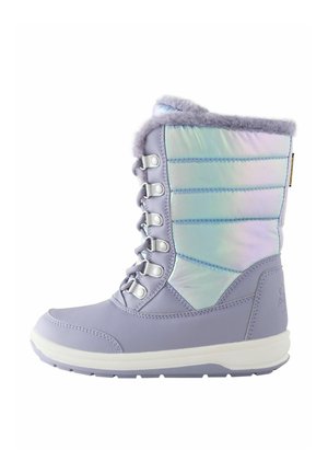 Snørestøvler - lilac purple iridescent