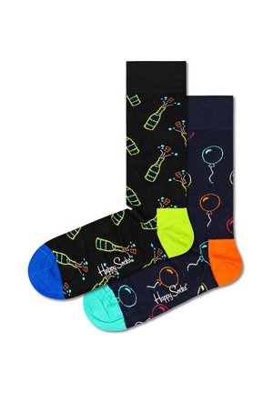 Happy Socks YOU DID IT SOCKS GIFT SET UNISEX 2 PACK - Strømper - black