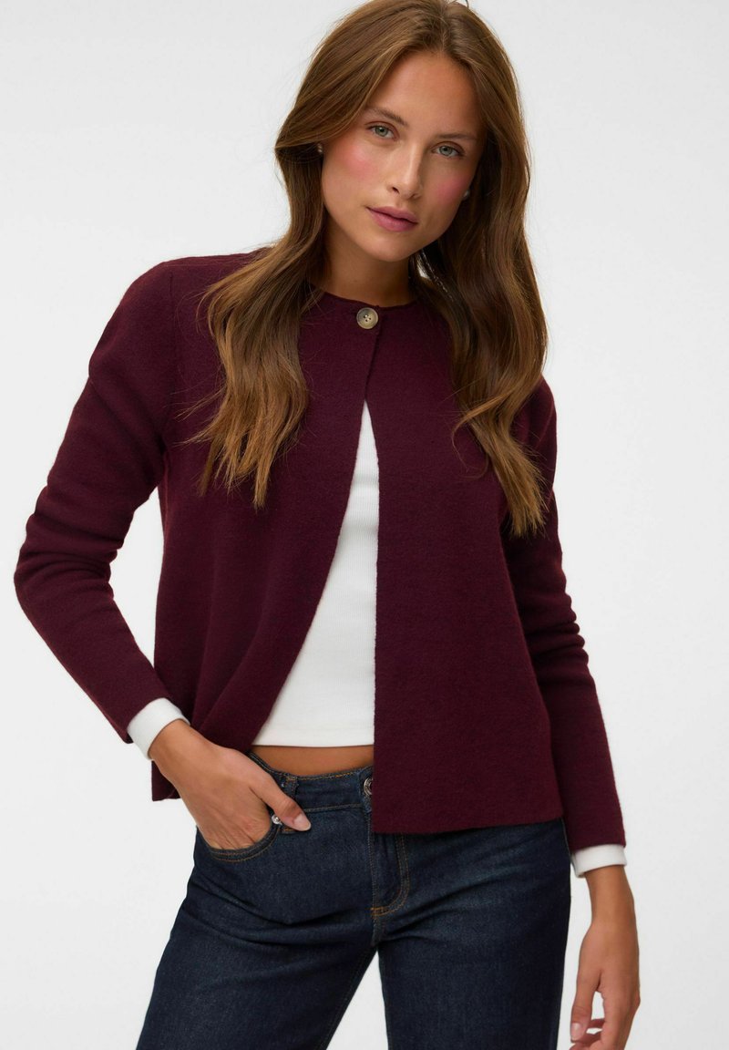 Vero Moda CARDIGAN VMMARINA KNIT CARDIGAN - Gilet - winetasting
