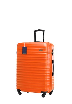 LARGE SUITCASE WITH LUGGAGE TAG - Bagaglio a mano - orange