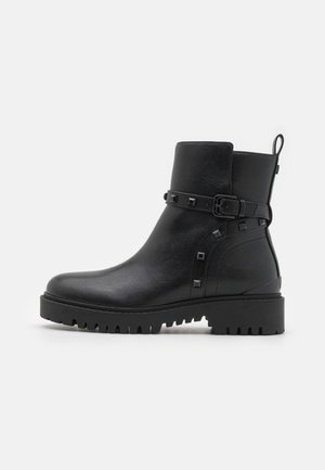 Guess, Bottines de cowboy / motard - black