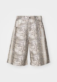 VINTAGE COLOSSUS JORTS UNISEX - Džinsiniai šortai - grau