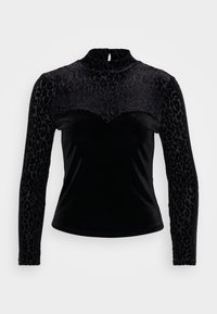 ONLELIANA HIGH NECK  - T-shirt à manches longues - black