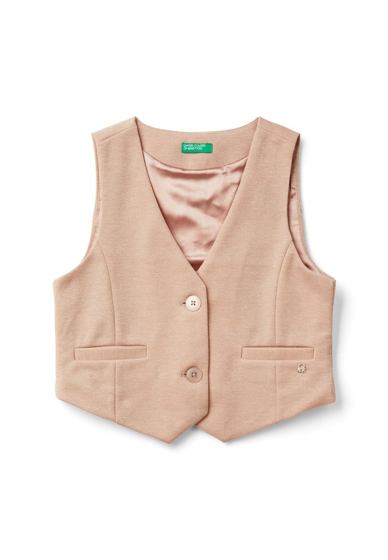 United Colors of Benetton Bodywarmer donkerroze United Colors of Benetton Bodywarmer donkerroze