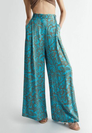 Broek - mottled turquoise