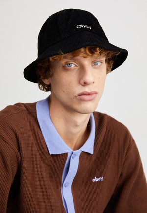 Obey Clothing CHERISH CORD BUCKET HAT - Klobúk - black