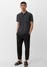 s.Oliver MIT FLAMMGARNSTRUKTUR - Koszulka polo