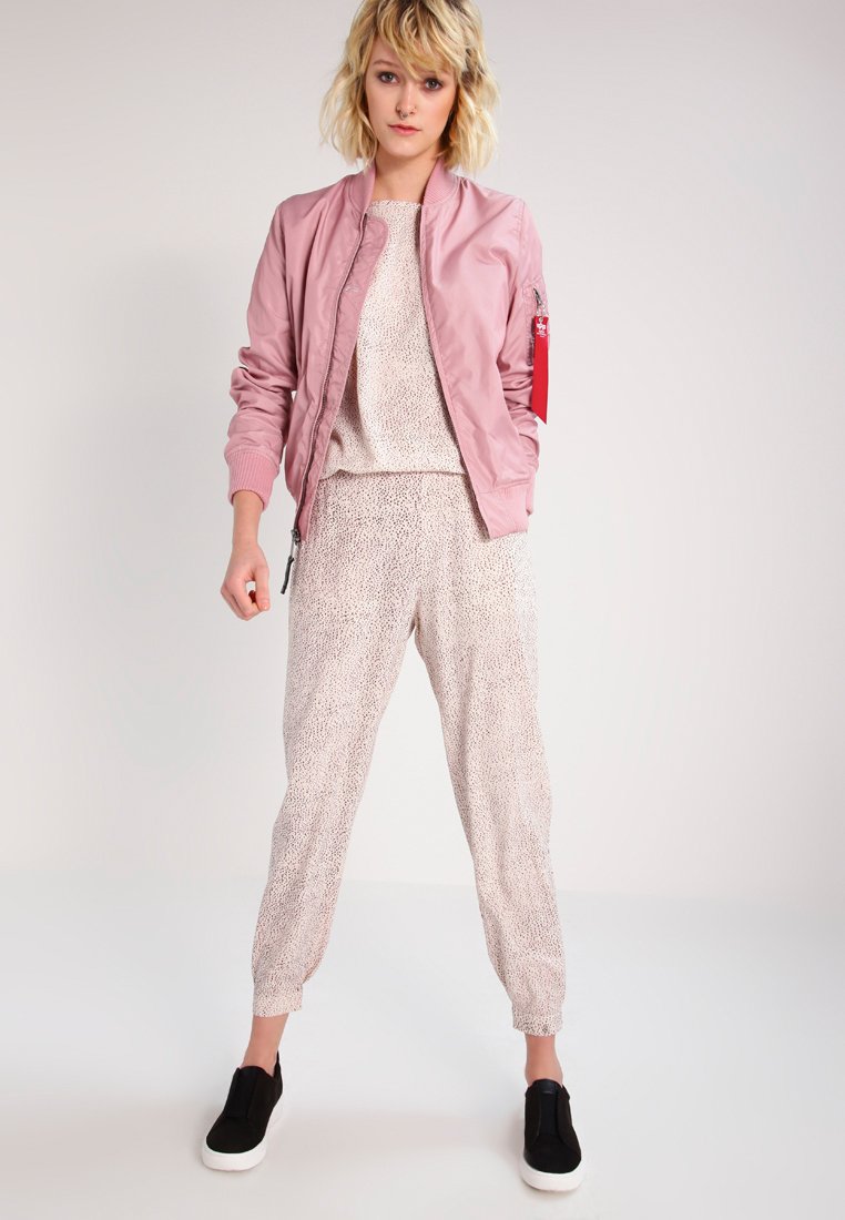 alpha industries silver pink