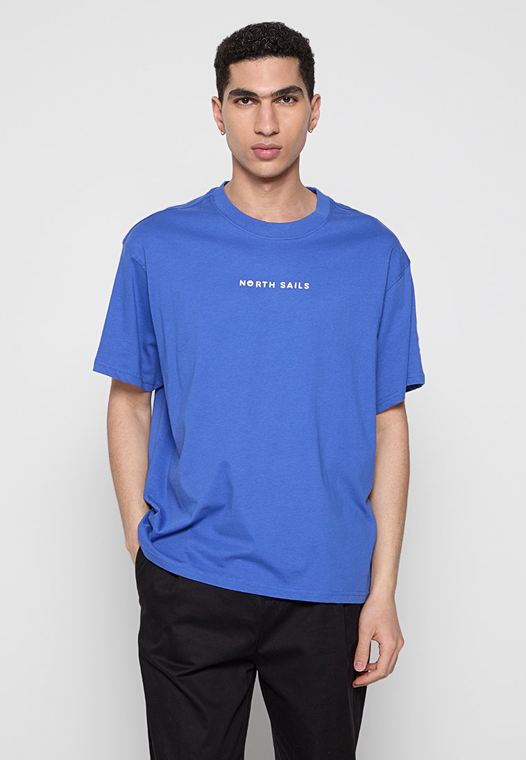 North Sails T-shirt basic blauw