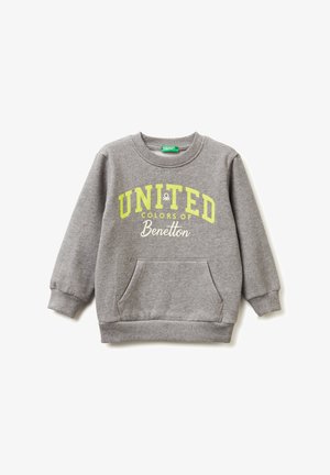 United Colors of Benetton, CREWNECK BRUSHED - Felpa - grey