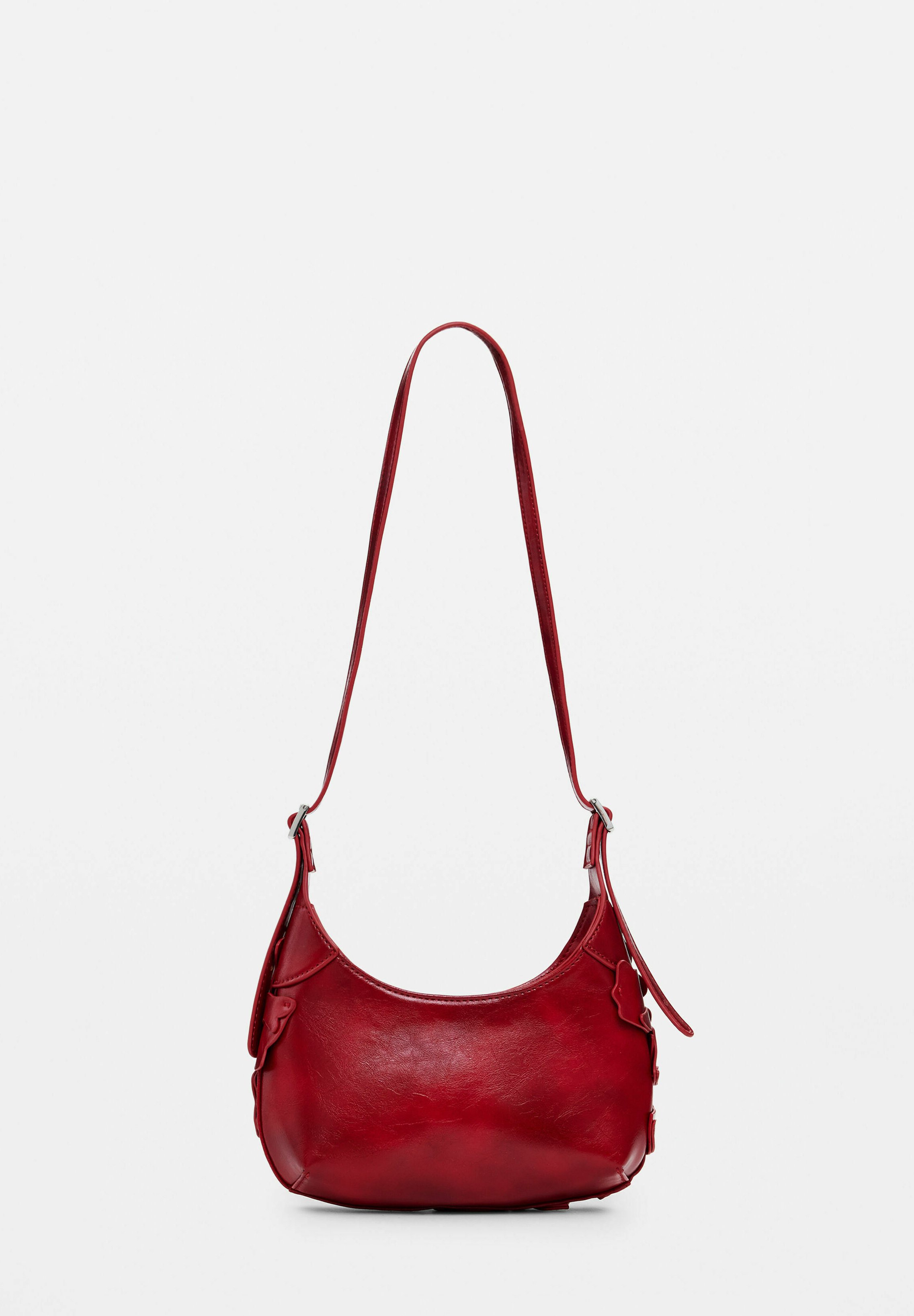 Desigual SMALL 3D FLOWERS - Geantă de mână - red/roșu - Zalando.ro