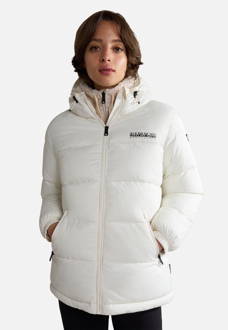 Napapijri A-BOX MED - Giacca invernale - white whisper