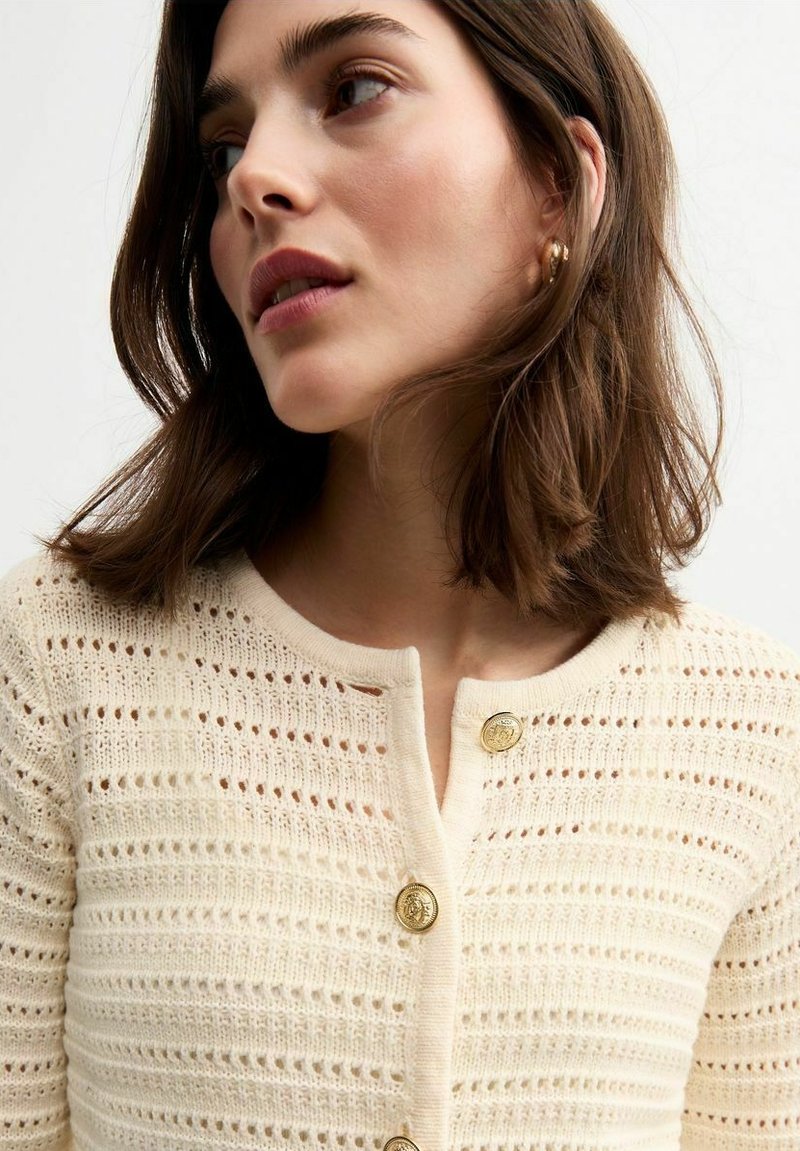Zalando Cardigan Braun Beige Cardigan Edited Strickjacke EDITED