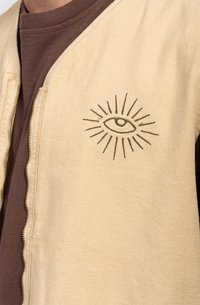 Kaotiko WESTERN EYE UNISEX - Weste - bone