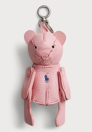 POLO BEAR LEATHER BAG CHARM - Μπρελόκ - cotton candy
