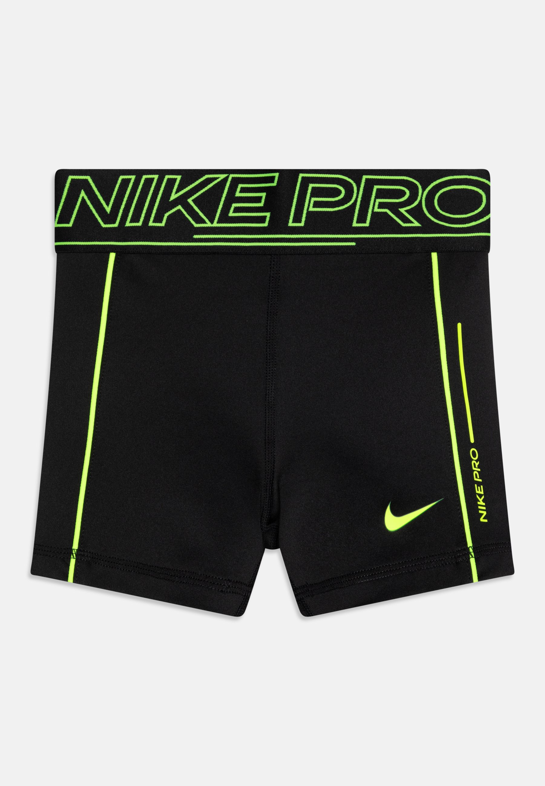 Nike Performance NIKE PRO DF SHORT SPORT Leggings black/volt