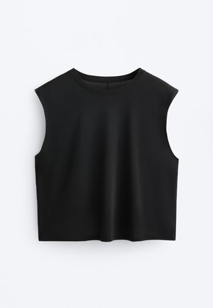 SOFT TOUCH SLEEVELESS - Basic póló - black