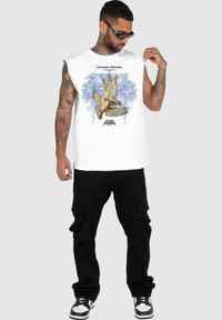 MJ Gonzales VINTAGE DREAMS - SLEEVELESS TEE - Felső - white